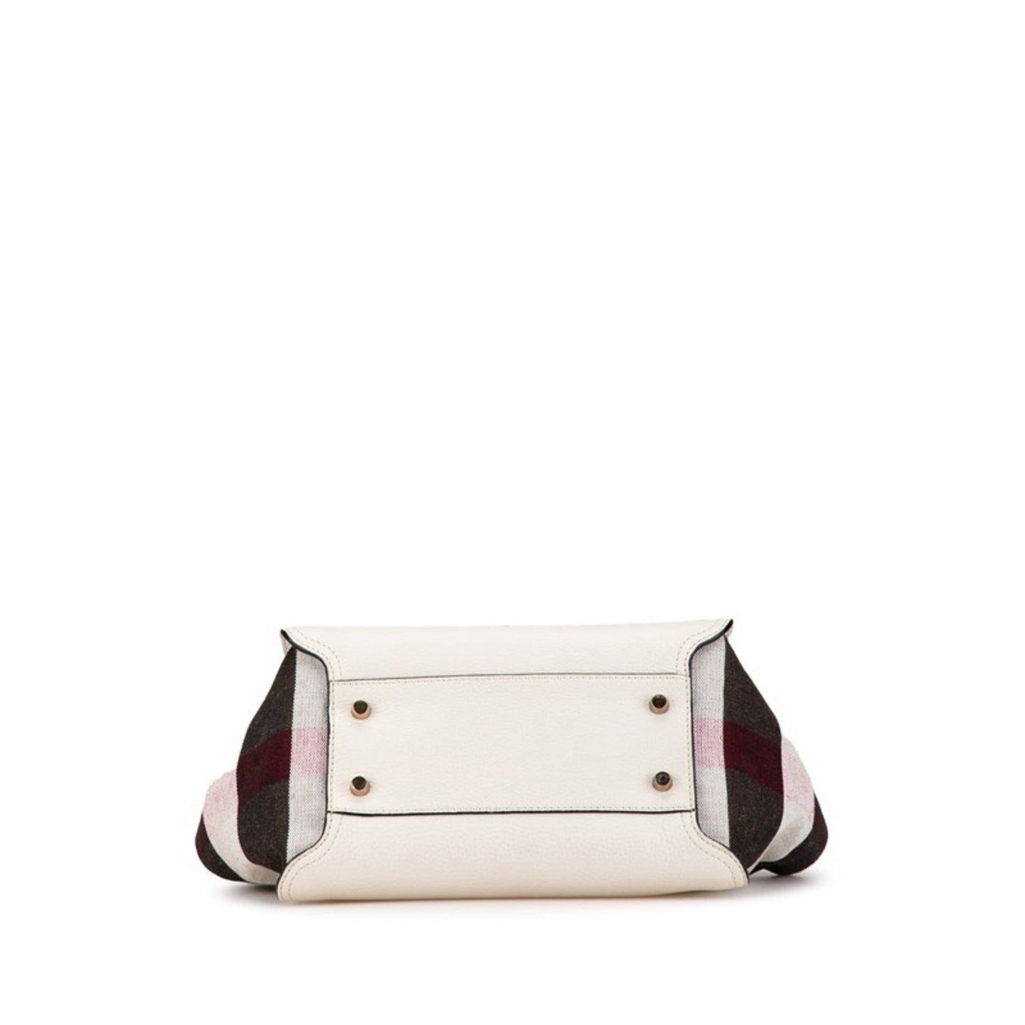 Burberry   Color  Leather Canvas Handbag Tote Bag ()