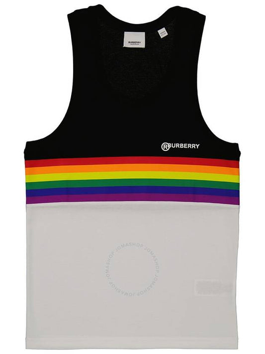 Burberry Burberry Men's Black Pride Print Tank Top, Size XXX-Small