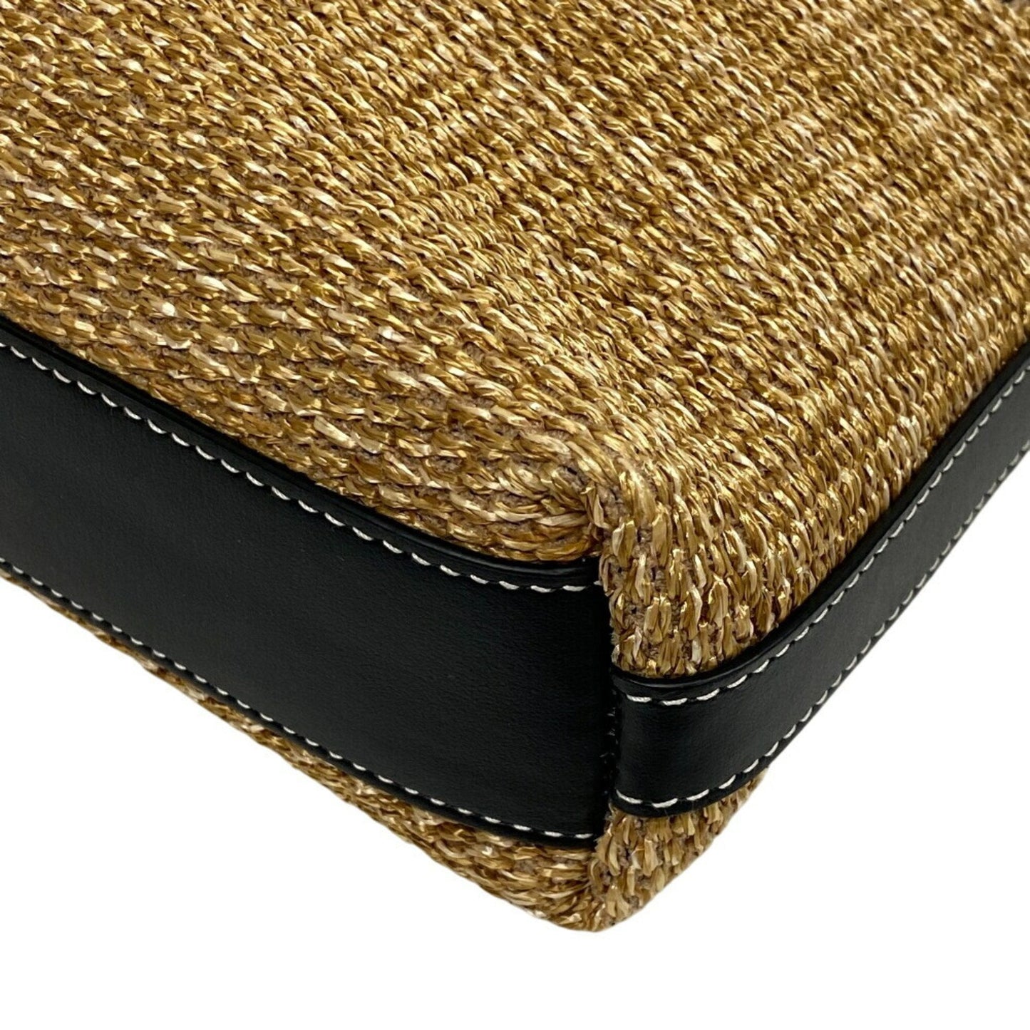 Burberry   Leather Straw Clutch Bag ()
