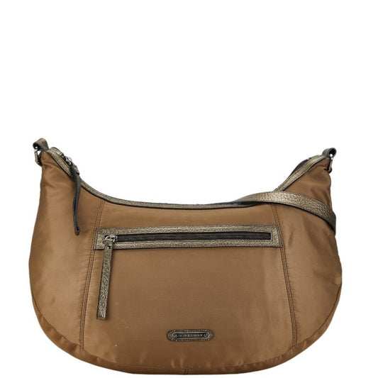 Burberry  Nylon Leather Shoulder Bag ()