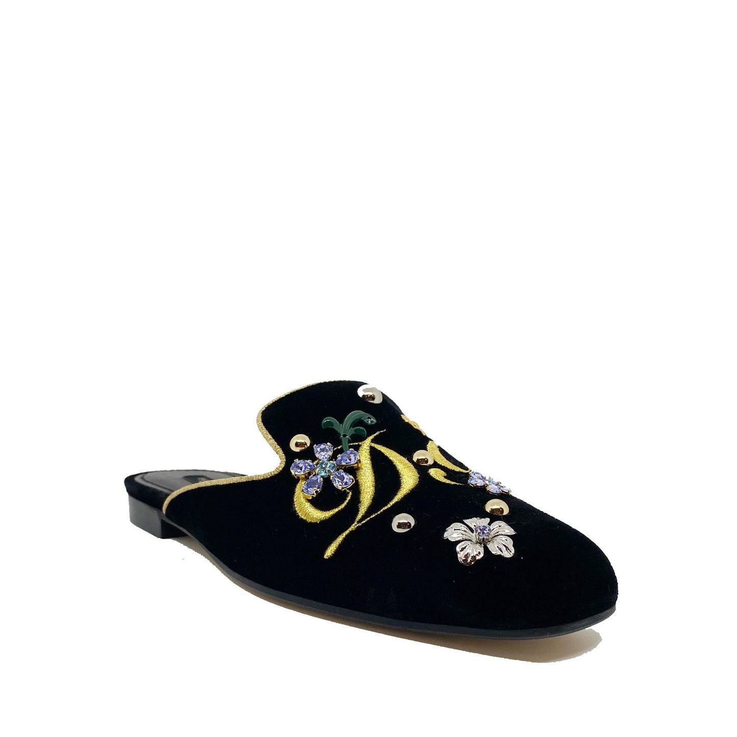 Dolce & Gabbana Velvet Mules Women