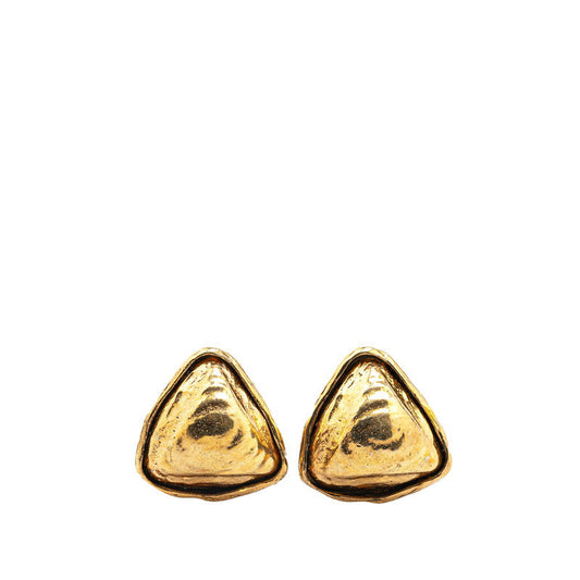 Chanel Vintage Gold Plated Earrings