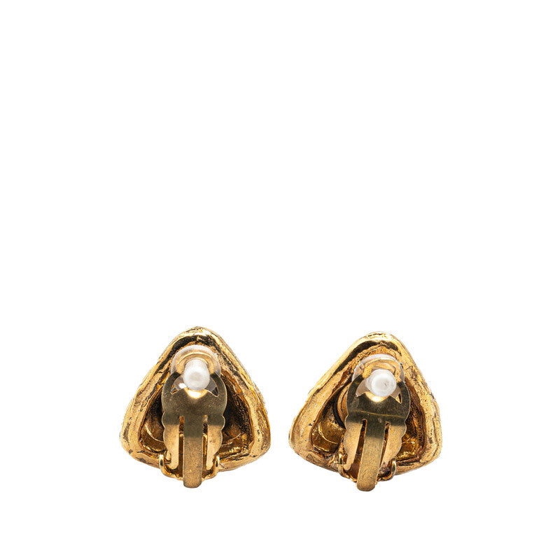 Chanel Vintage Gold Plated Earrings
