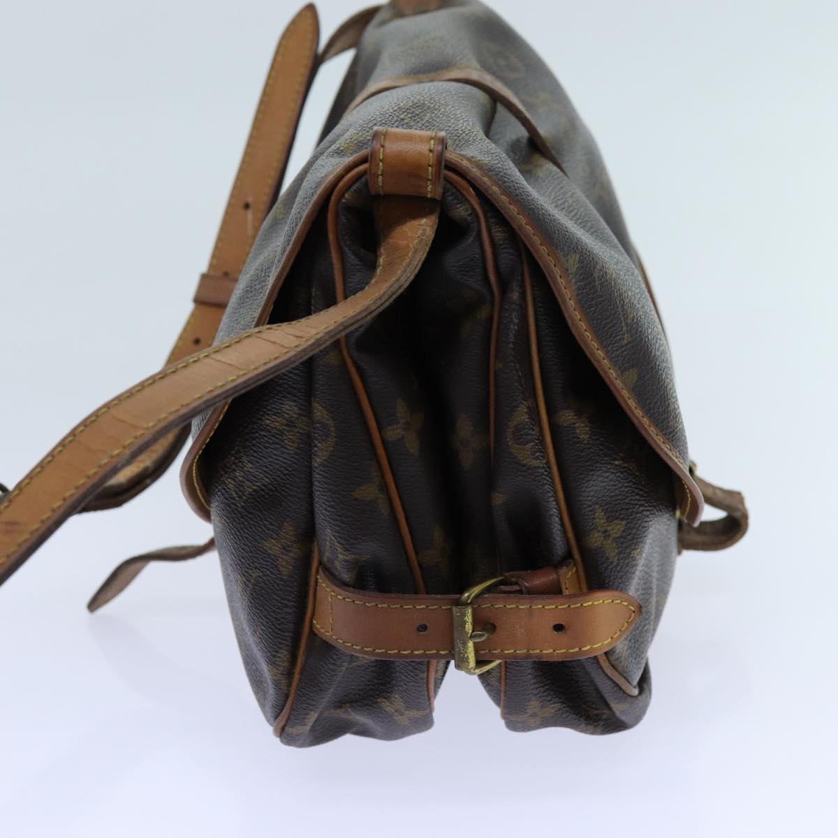 LOUIS VUITTON Monogram Saumur 30 Shoulder Bag M42256 LV 70067