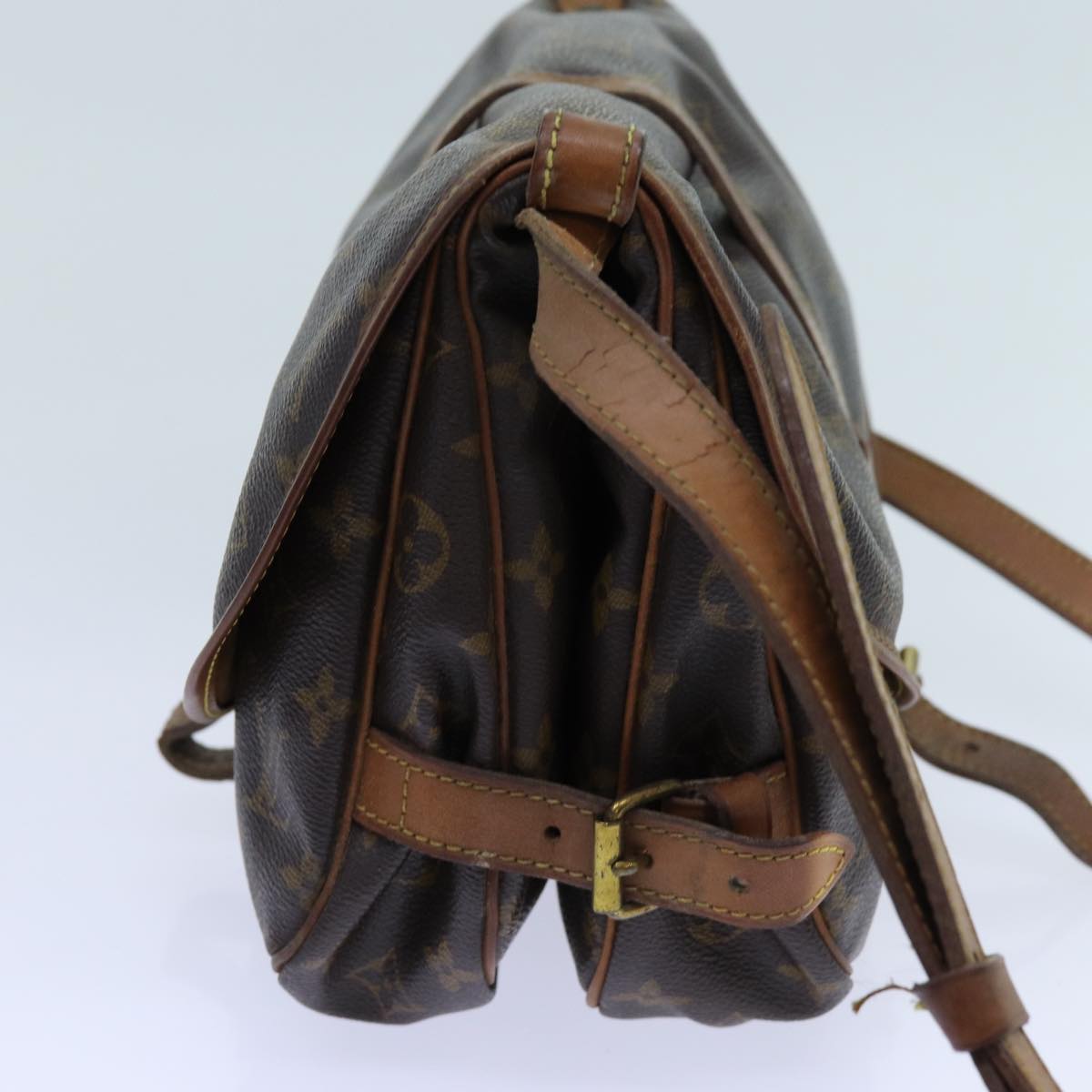 LOUIS VUITTON Monogram Saumur 30 Shoulder Bag M42256 LV 70067
