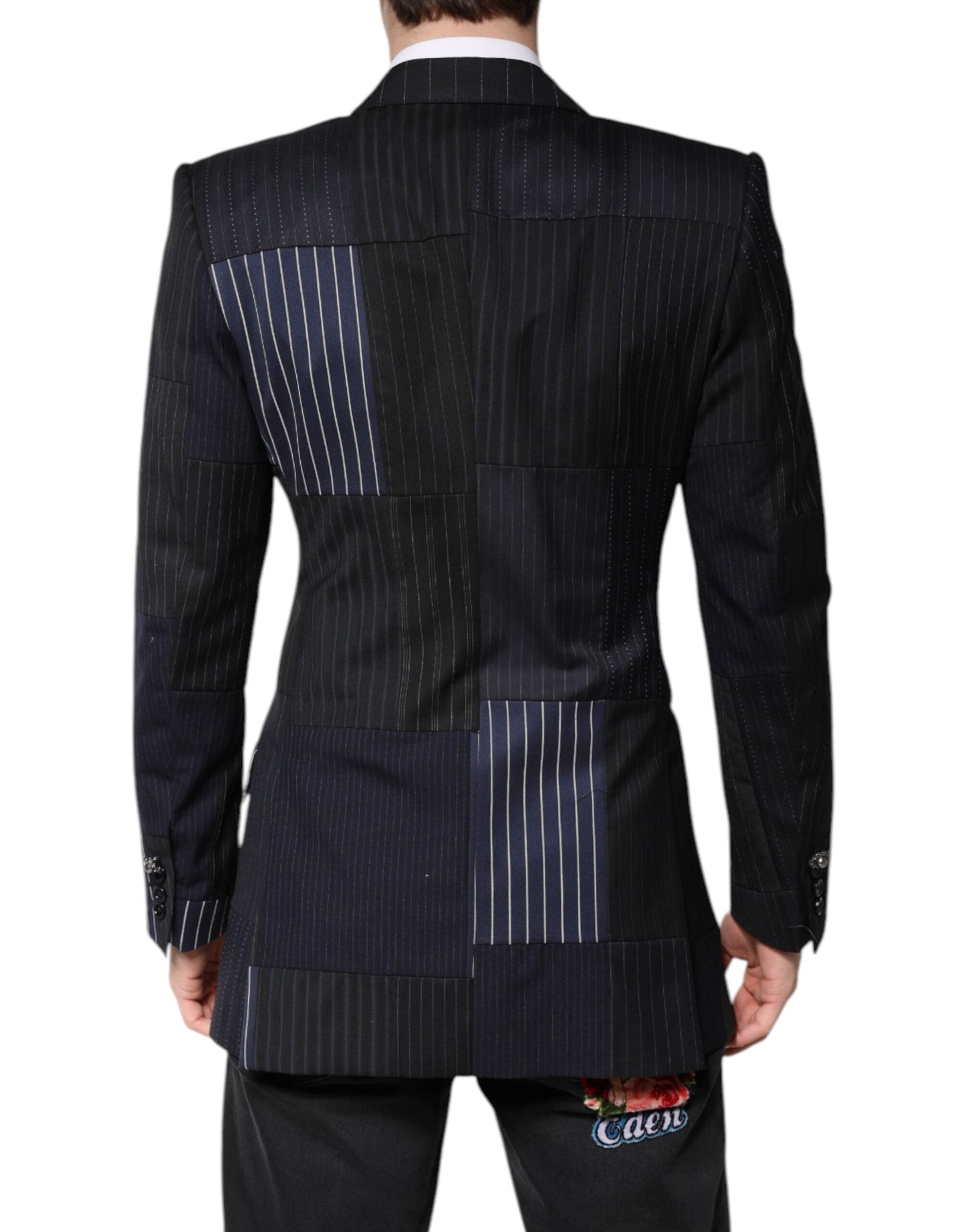 Dolce & Gabbana Multicolor Patchwork Jacket Coat Suit Men's Blazer