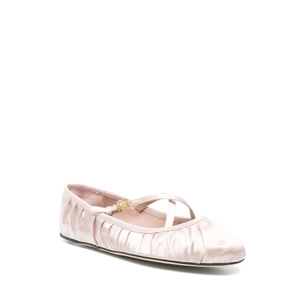 Dolce & Gabbana Pink Ballet Flats Women