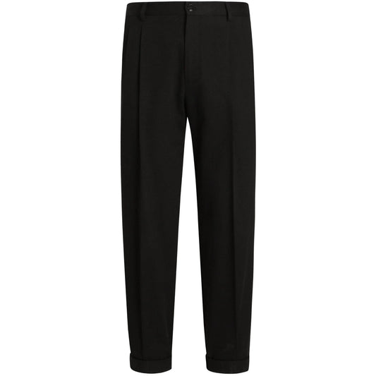 Dolce & Gabbana Black Trousers - Tailored Trousers Men
