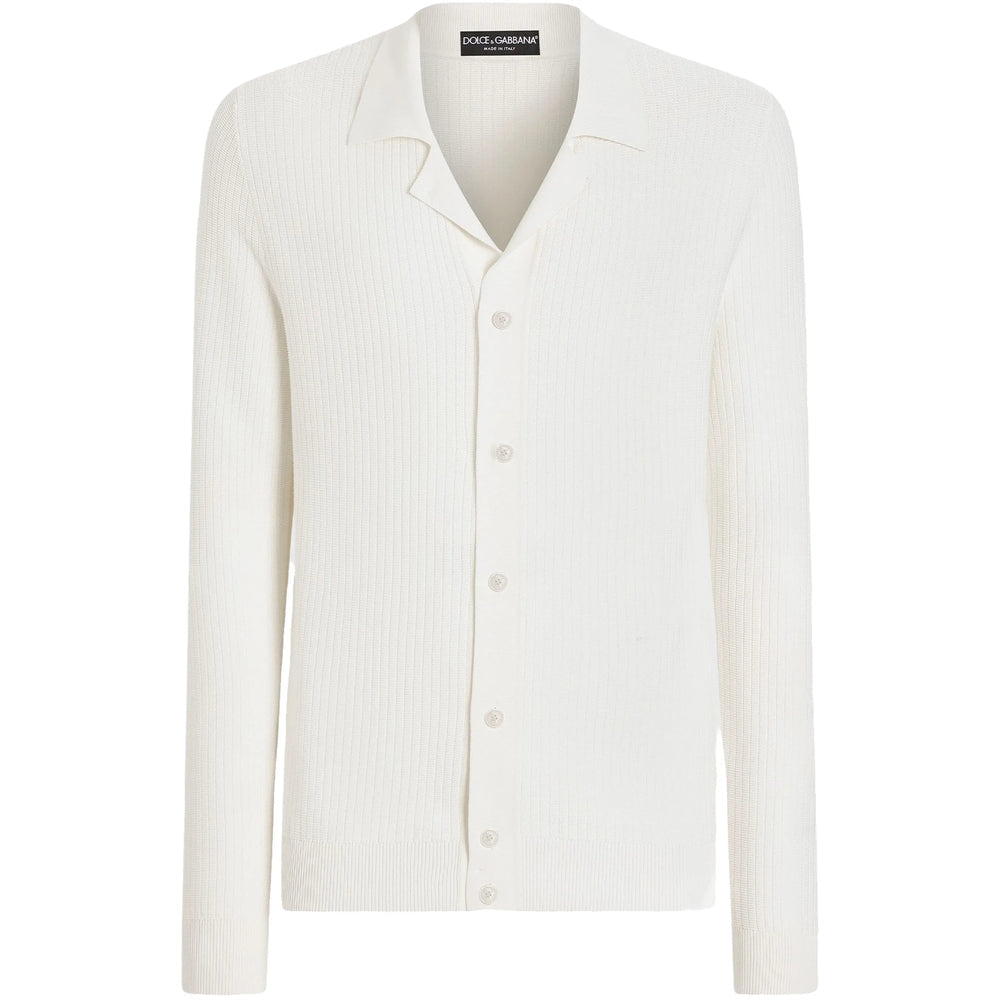 Dolce & Gabbana White Sweaters & Knitwear - Cardigans Men