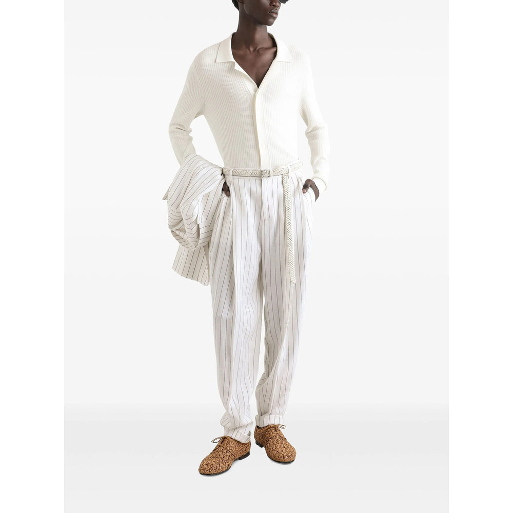 Dolce & Gabbana White Sweaters & Knitwear - Cardigans Men