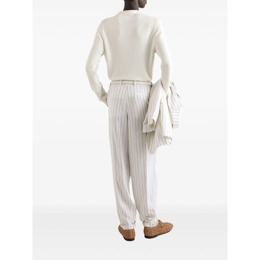 Dolce & Gabbana White Sweaters & Knitwear - Cardigans Men