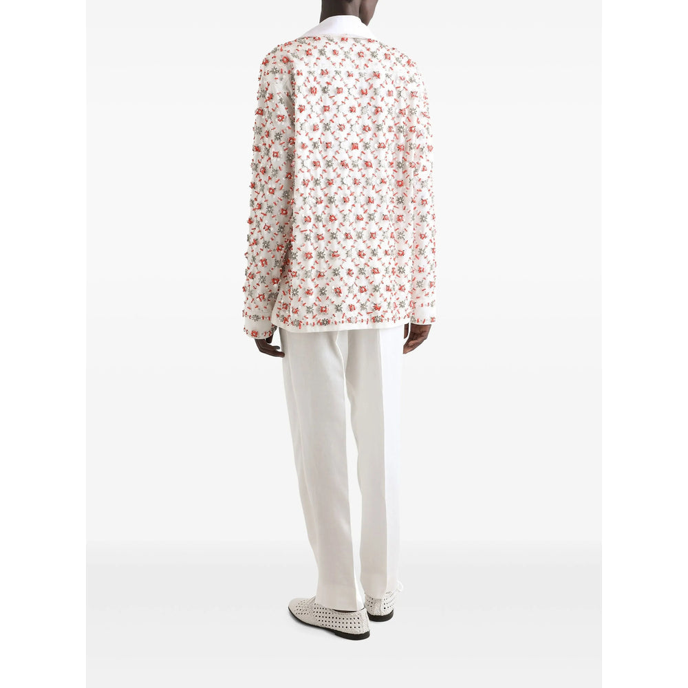 Dolce & Gabbana White Trousers - Tailored Trousers Men