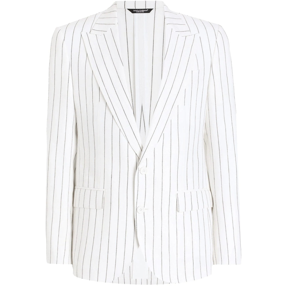 Dolce & Gabbana White Jackets - Blazers Men