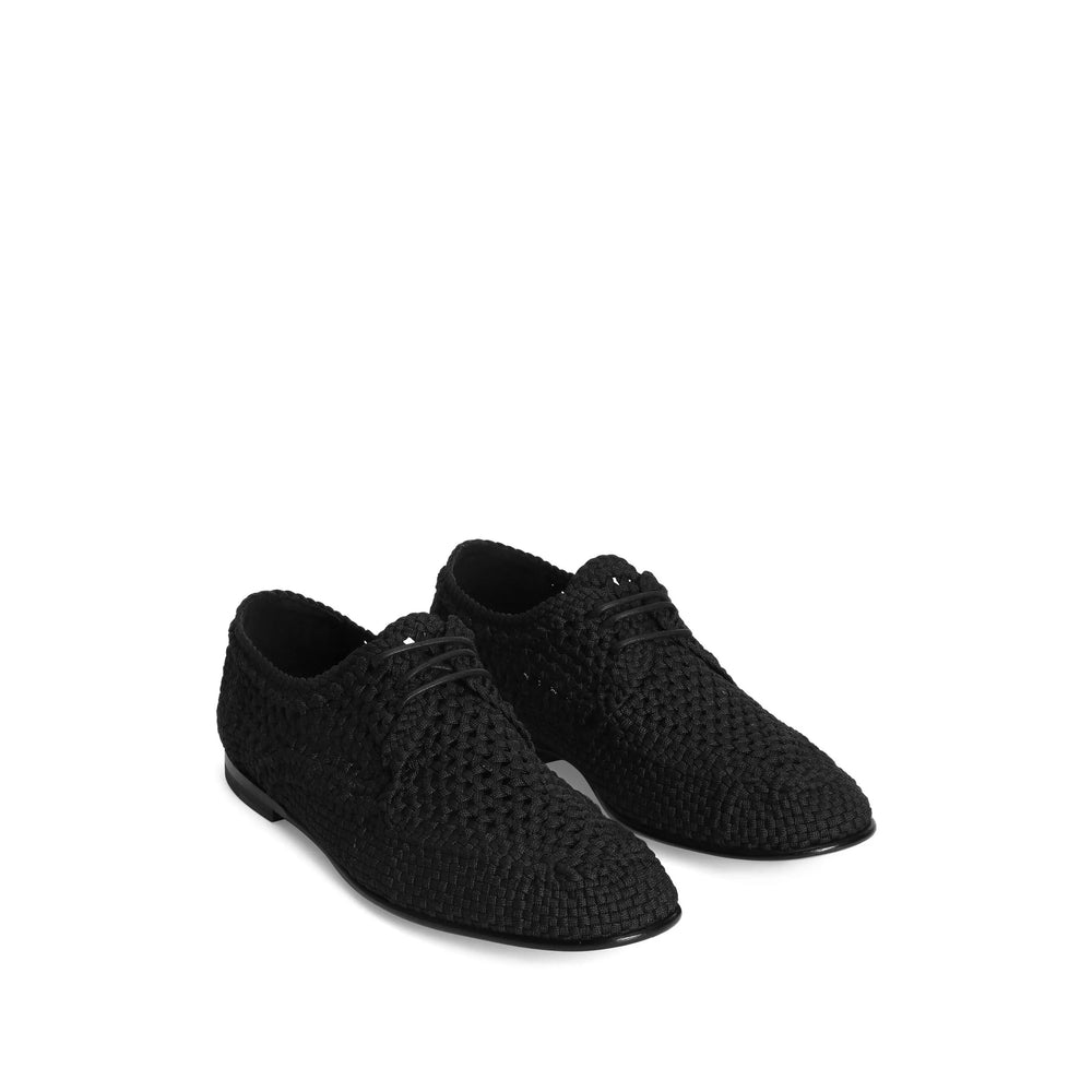 Dolce & Gabbana Black Derby Shoes Men