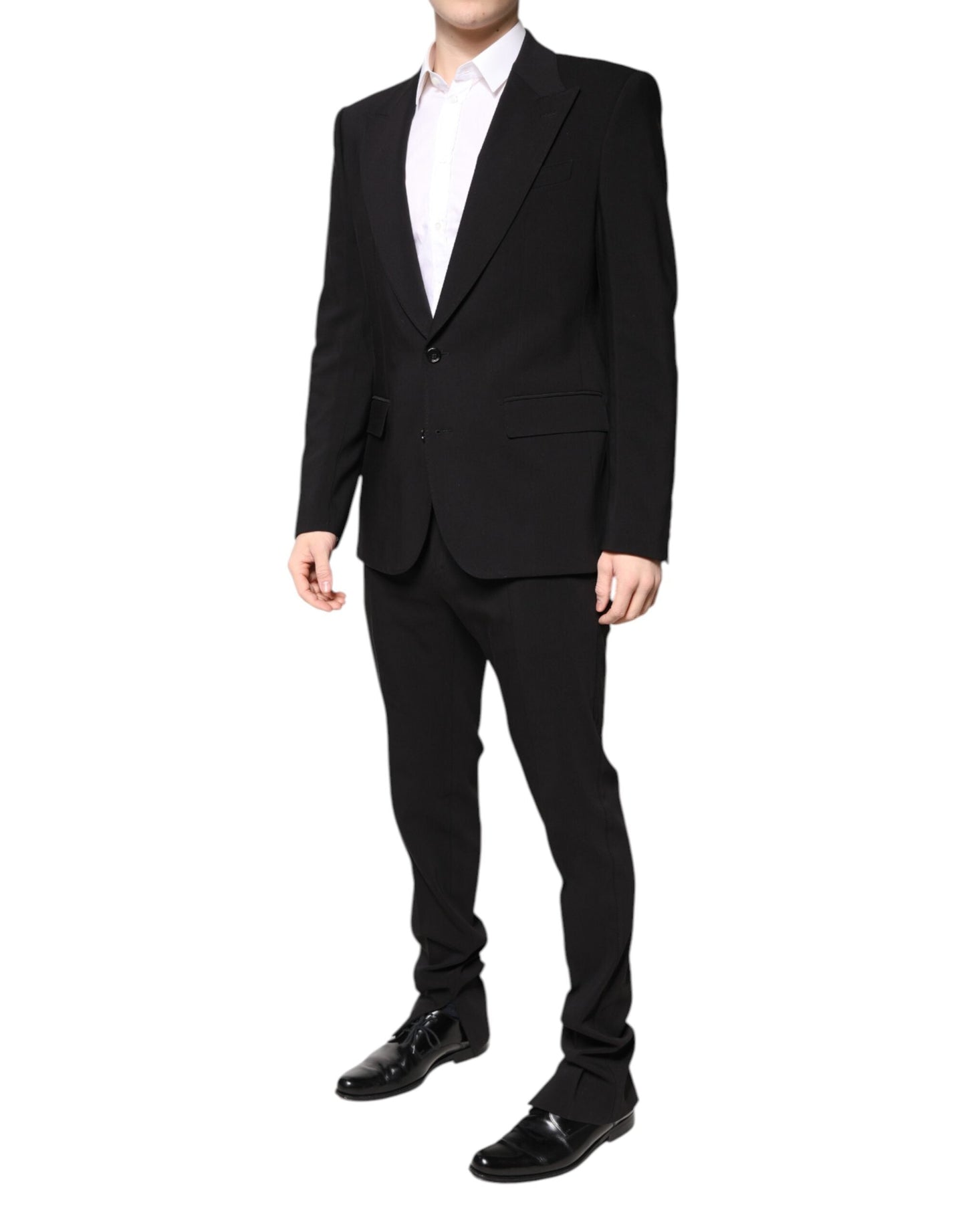 Dolce & Gabbana Multicolor Polyester Jacquard 2 Piece Men's Suit