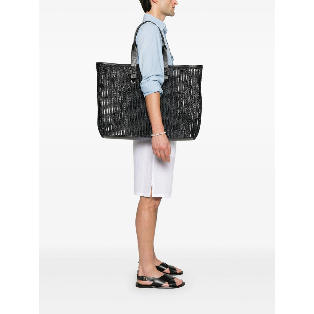 Dolce & Gabbana Black Tote Bags Men