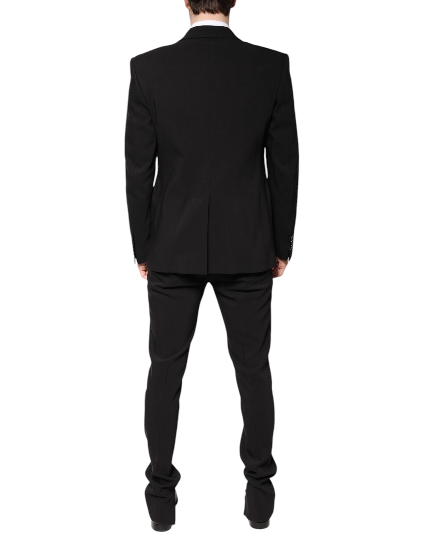 Dolce & Gabbana Multicolor Polyester Jacquard 2 Piece Men's Suit