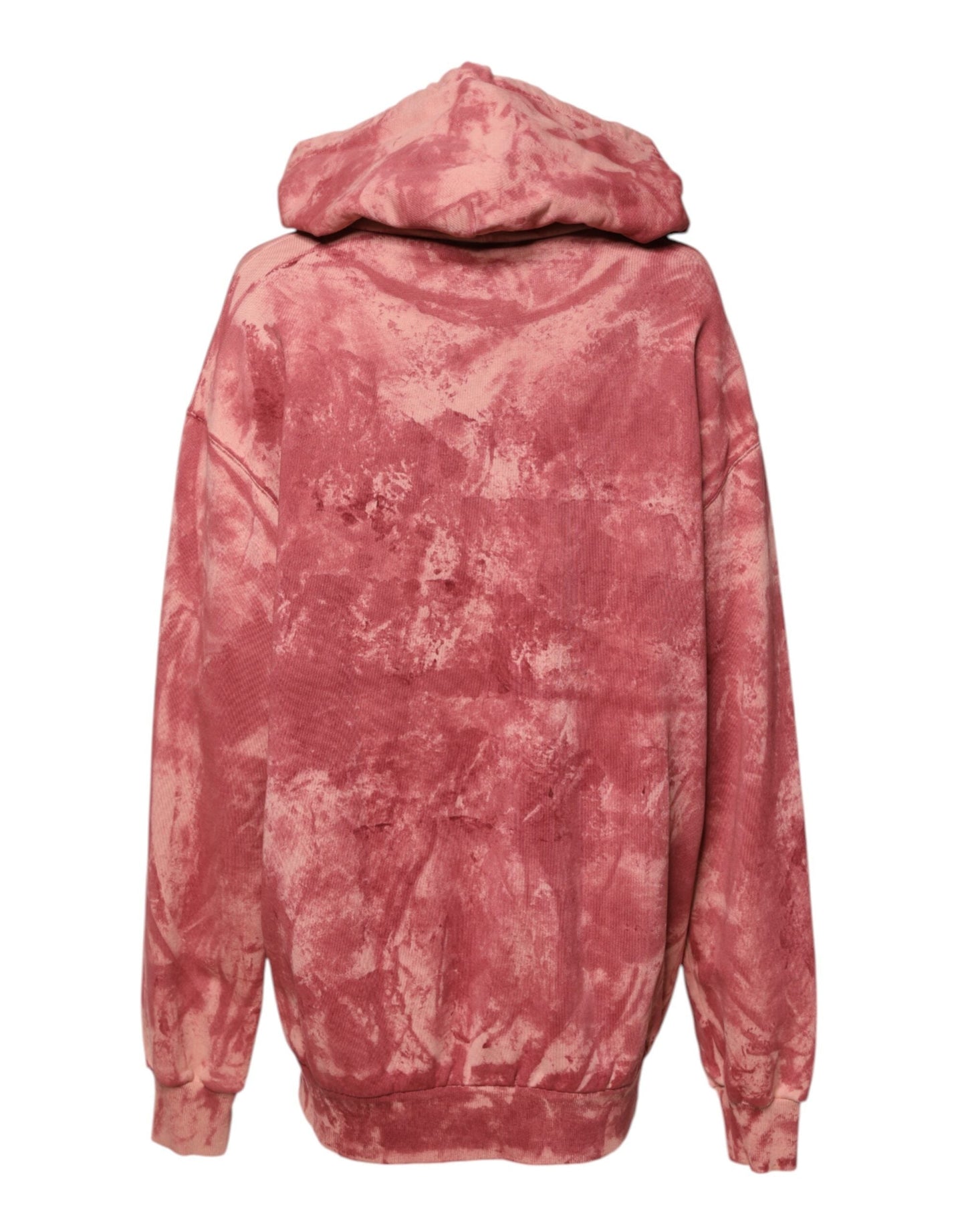 Dolce & Gabbana Pink Wash DG MILANO Hooded Pullover Women's Sweater ()