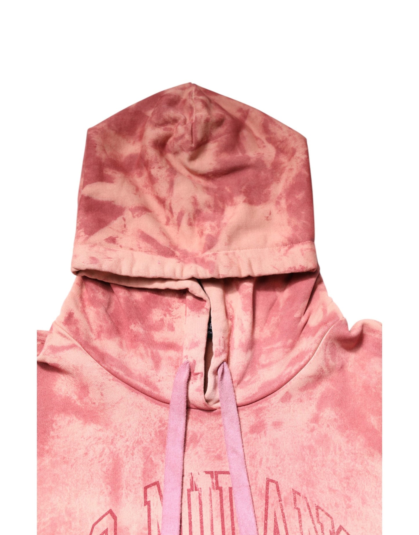 Dolce & Gabbana Pink Wash DG MILANO Hooded Pullover Women's Sweater ()