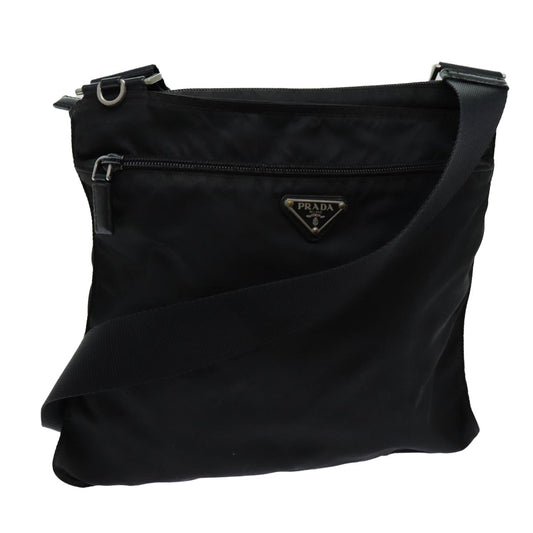 PRADA Shoulder Bag Nylon Black  70154