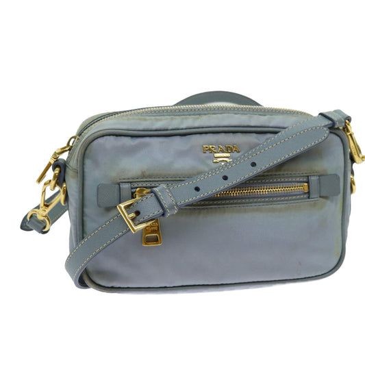 PRADA Shoulder Bag Nylon Light Blue  70157