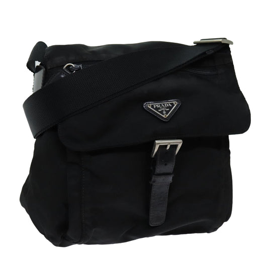 PRADA Shoulder Bag Nylon Black  70207