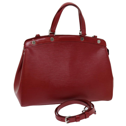 LOUIS VUITTON Epi Blair MM Hand Bag 2way Red Car Mine M4030E LV 70380