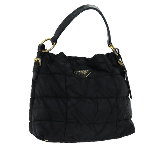 PRADA Shoulder Bag Nylon Black  70387