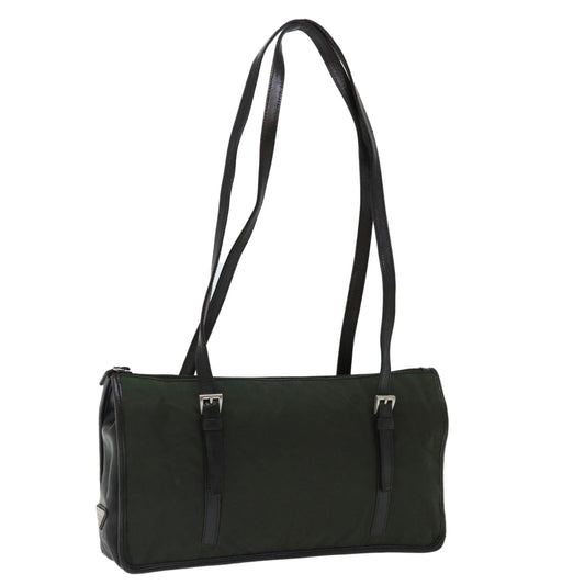 PRADA Shoulder Bag Nylon Khaki  70585