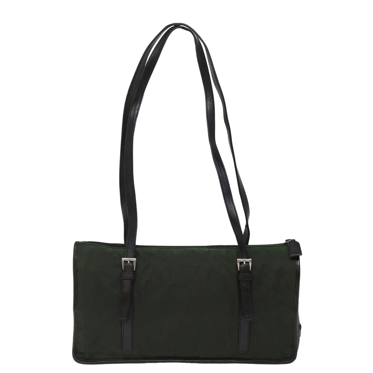 PRADA Shoulder Bag Nylon Khaki  70585