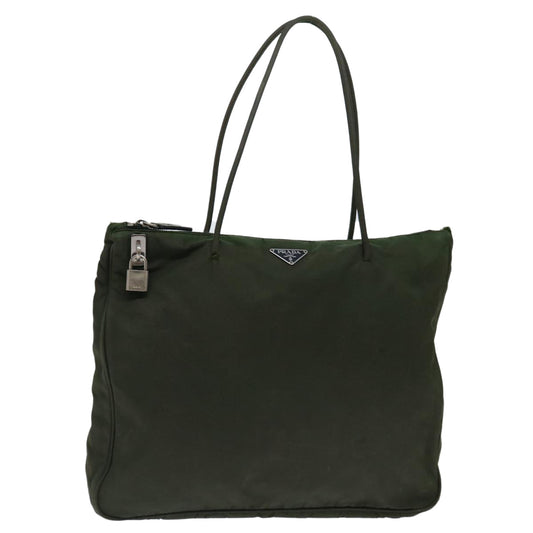 PRADA Tote Bag Nylon Khaki  70586