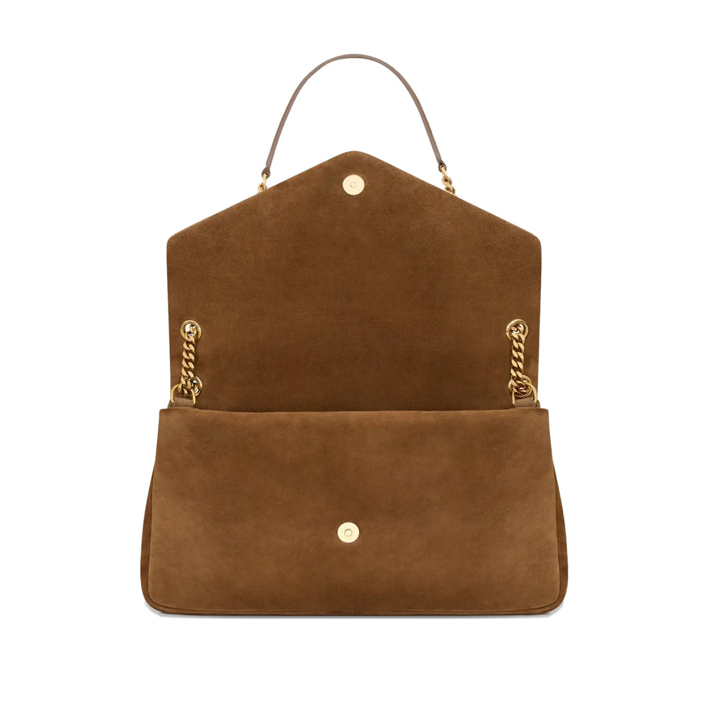 Saint Laurent Brown Shoulder Bags Women