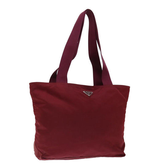 PRADA Tote Bag Nylon Red  70587