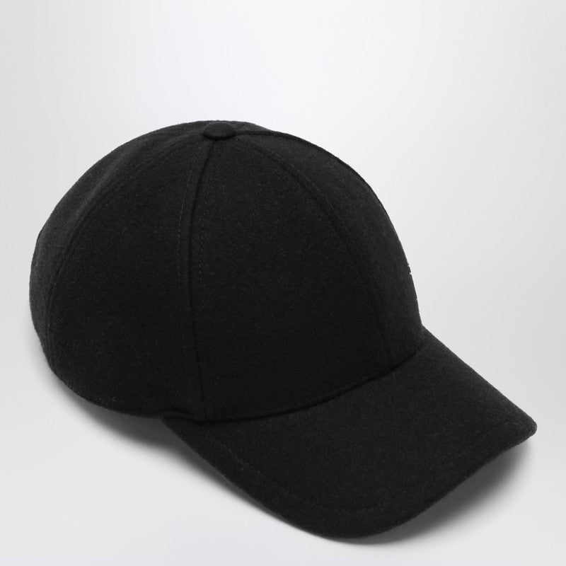 Saint Laurent Ysl Black Baseball Cap Men