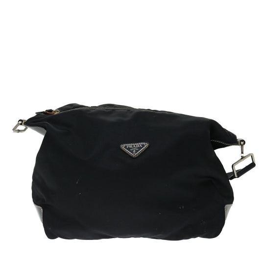 PRADA Shoulder Bag Nylon Black  70680