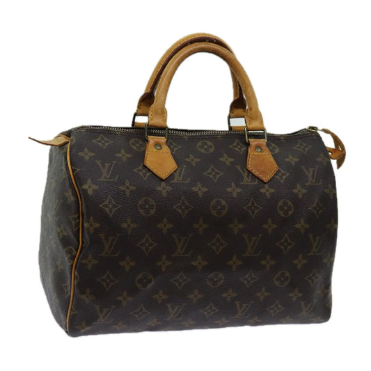 LOUIS VUITTON Monogram Speedy 35 Hand Bag M41524 LV 70770