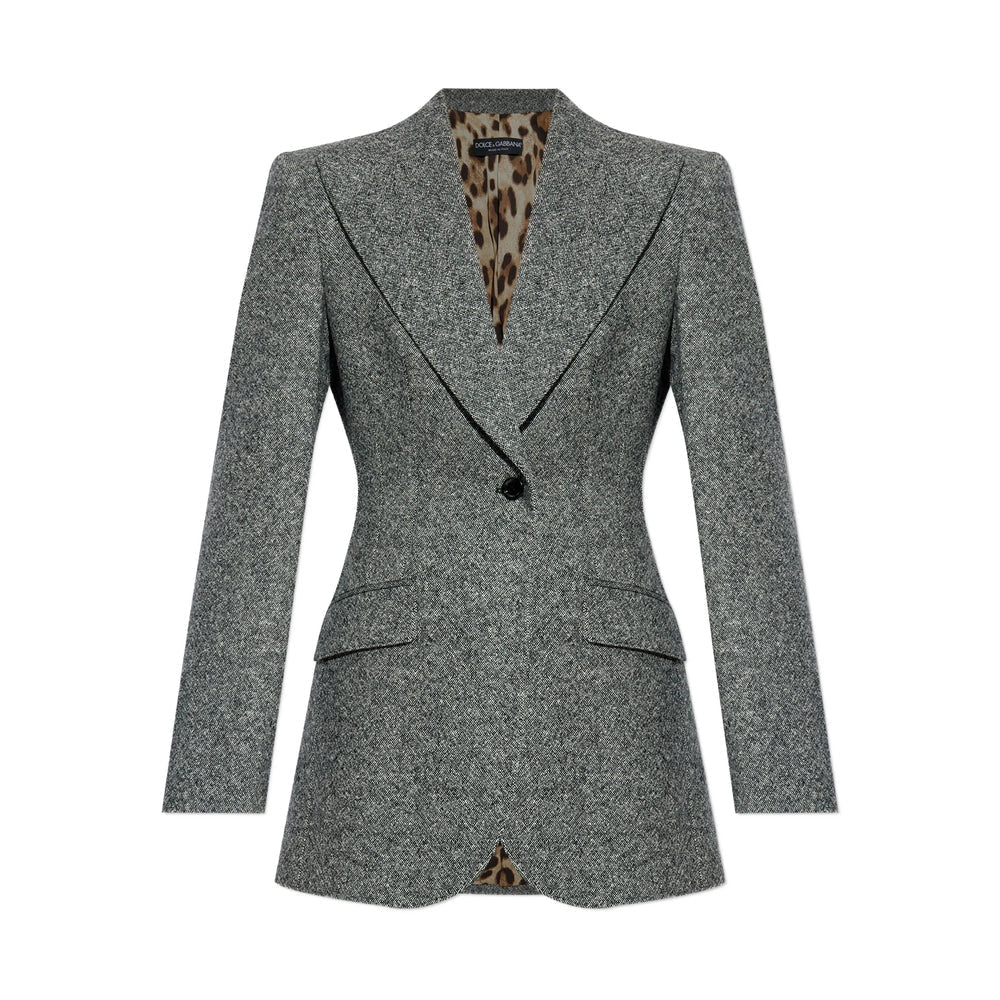 Dolce & Gabbana Grey Jackets - Tweed Jackets Women