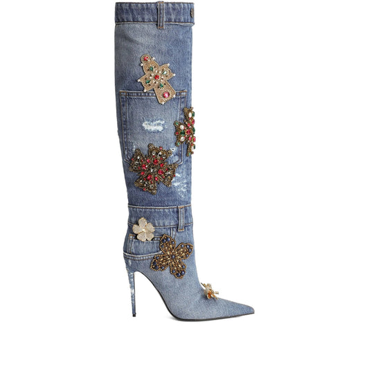 Dolce & Gabbana Blue Boots Women