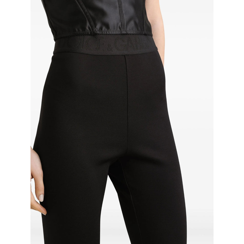 Dolce & Gabbana Black Trousers - Leggings Women