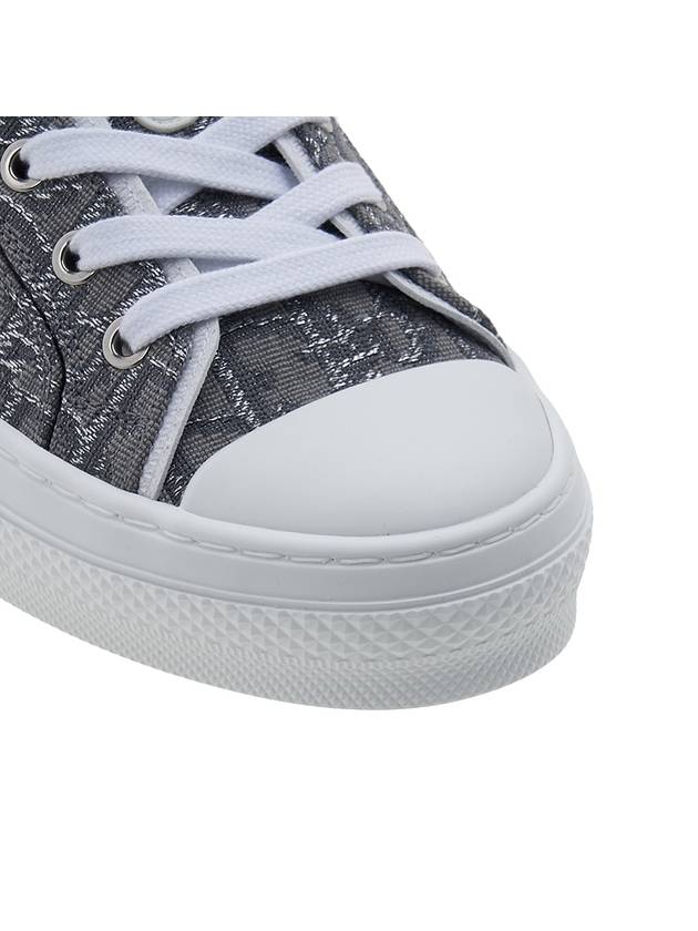 B23 Oblique Canvas Low Top Sneakers Ruthenium Dior