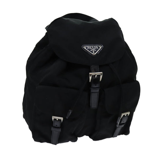 PRADA Backpack Nylon Black  70822
