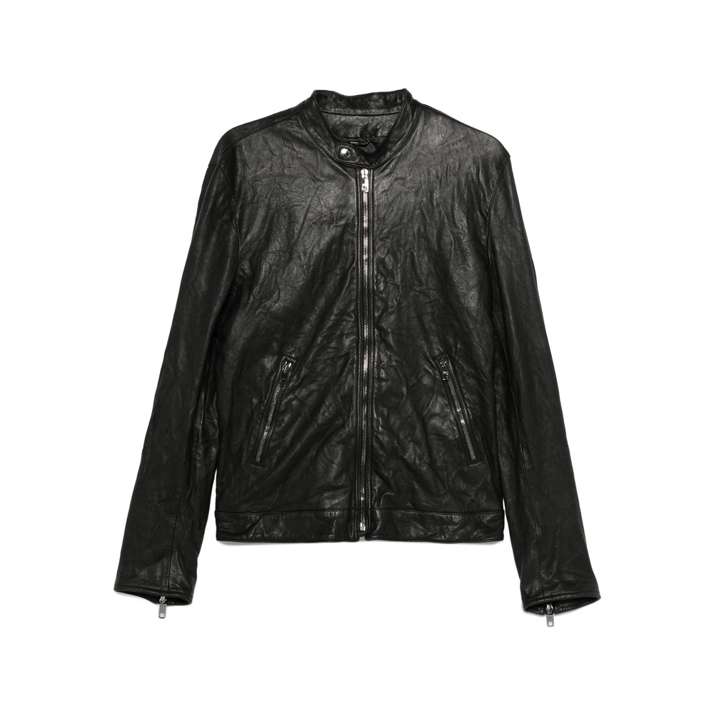 Dolce & Gabbana Black Jackets - Leather Jackets Men