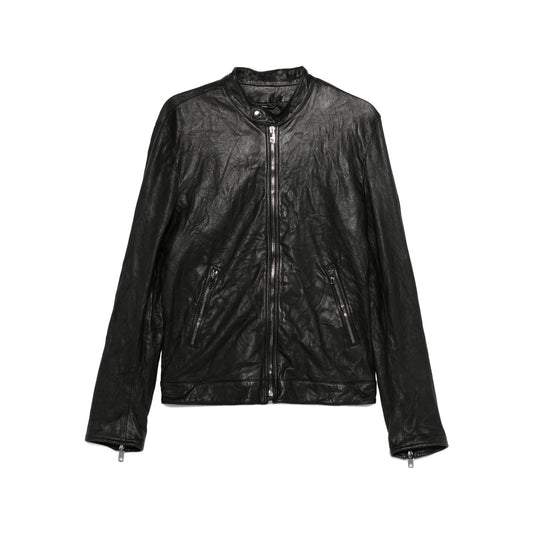 Dolce & Gabbana Black Jackets - Leather Jackets Men