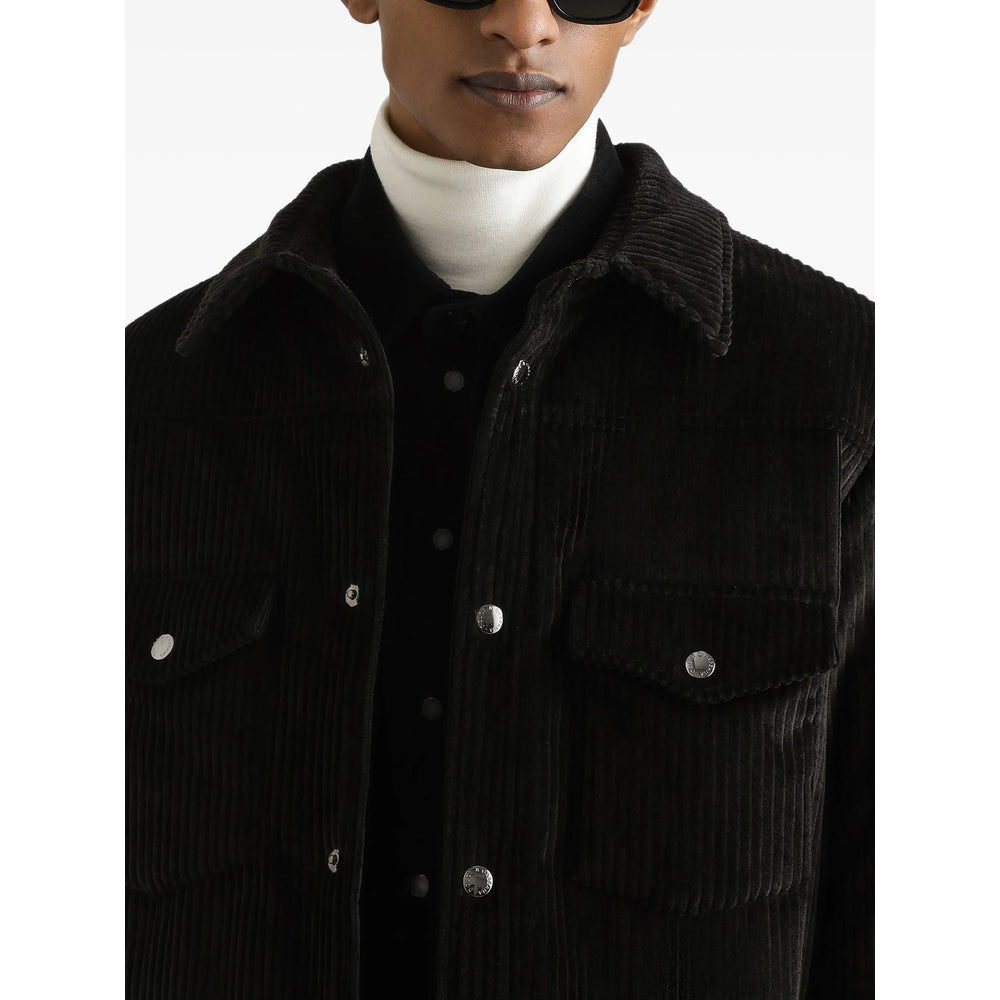 Dolce & Gabbana Black Jackets - Shirt Jackets Men