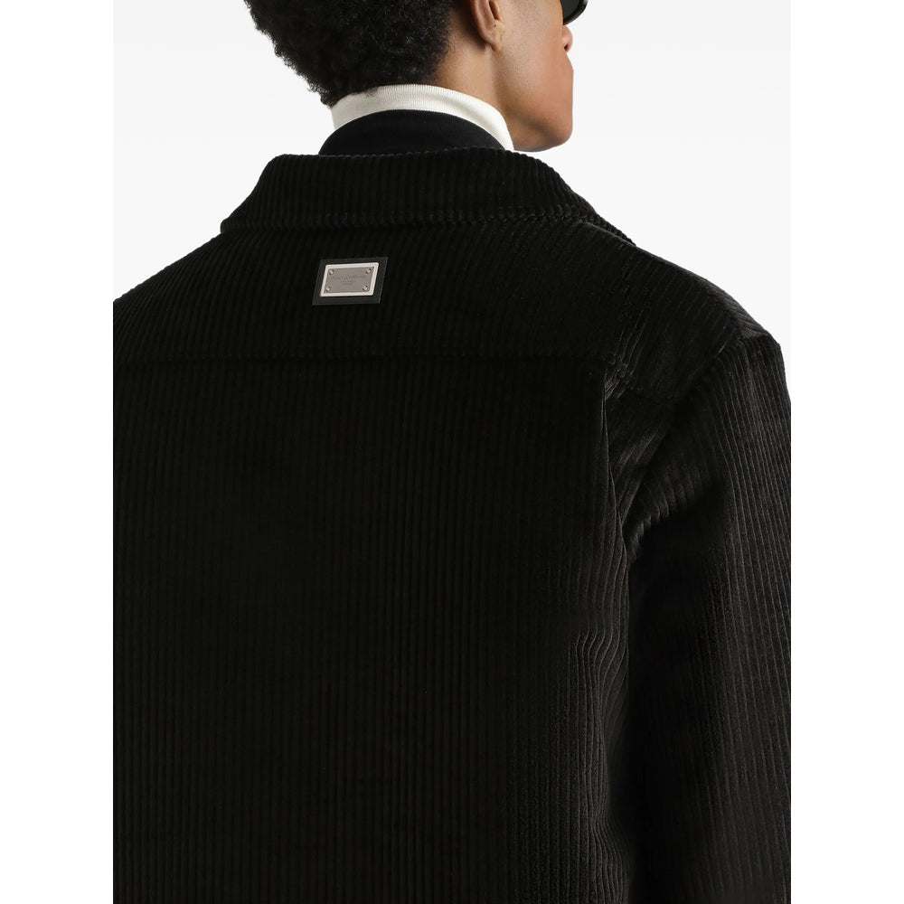 Dolce & Gabbana Black Jackets - Shirt Jackets Men