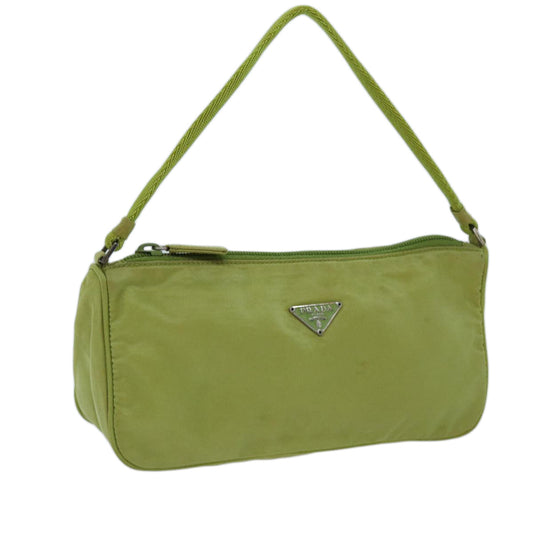 PRADA Accessory Pouch Nylon Green  70918