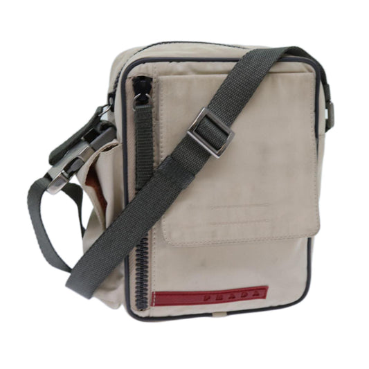 PRADA Sports Shoulder Bag Nylon Beige  70931