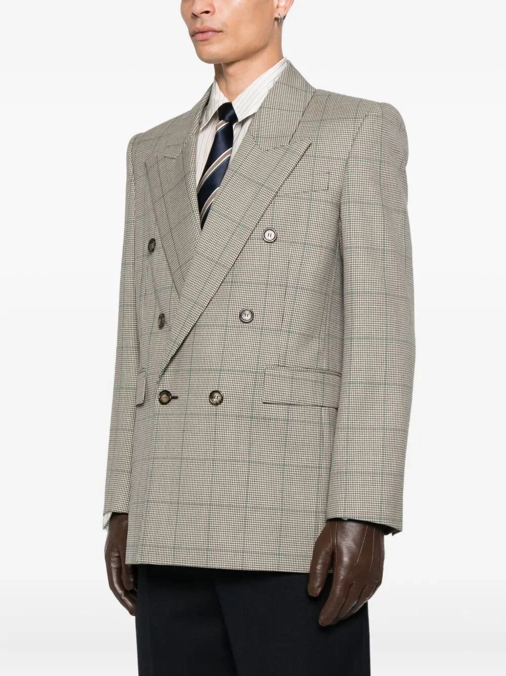 Saint Laurent Men Double-Breasted Blazer