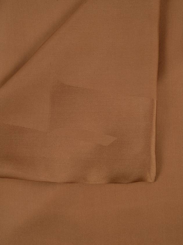 Saint Laurent Cassandre Square Silk Scarf Ochre