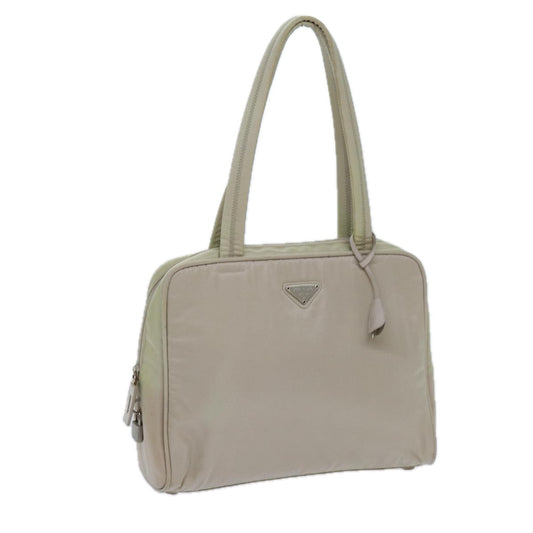 PRADA Shoulder Bag Nylon Beige  71017